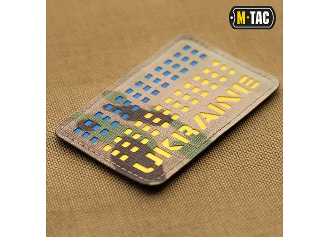 Нашивка M-Tac Ukraine Laser Cut Multicam/Yelow/Blue  Фото 2